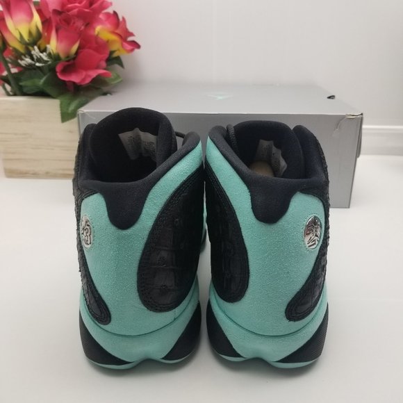 Air Jordan 13 Retro Island Green Black Metallic - Picture 5 of 6